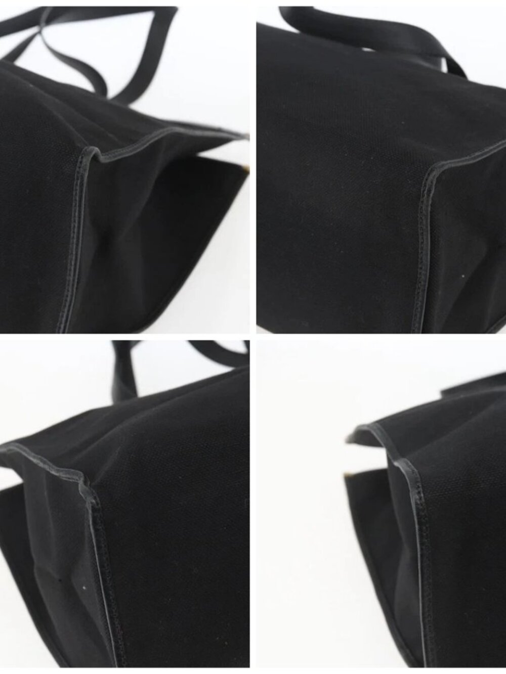 FENDI Tote Bag Canvas Black Gold Auth 169428 - Picture 15 of 15